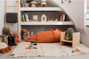 Кремава текстилна детска кошница за играчки ø 30x23 cm Veggies – Lorena Canals