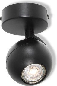 Osram - Точково осветително тяло SPOT SPHERAL 1xGU10/6W/230V черно