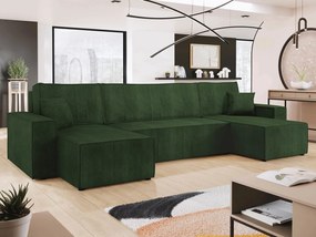 Ъглов диван Karla U-Prasino