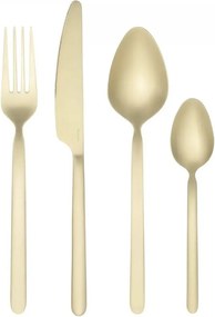 Прибори за хранене 16 бр. от неръждаема стомана в златист цвят Stella – Blomus