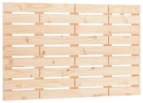 824743 vidaXL Стенна табла за спалня, 81x3x63 см, борово дърво масив