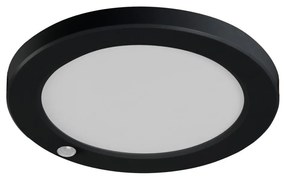 Kanlux 24605 - LED осветително тяло с 2в1 сензор ERGA LED/17W/230V черно