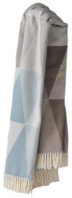 Синьо-сиво одеяло със съдържание на памук , 140 x 180 cm Pisa - Euromant