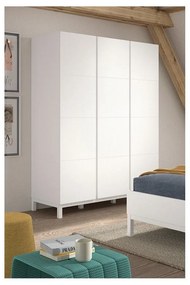 Бял детски гардероб 149x196x58 cm Eva – Vipack