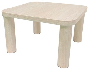 Бежова масичка за кафе от декор от мрамор 60x60 cm Solano – Actona