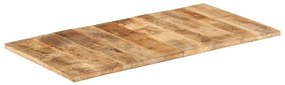 286025 vidaXL Плот за маса, мангово дърво масив, 25-27 мм, 120x60 см