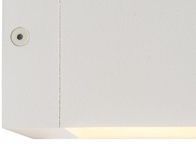 Модерна бяла стенна лампа със светлинен ефект - Transfer