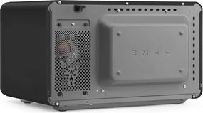 Микровълнова фурна с грил 4в1 SMEG Collezione MOC01BLMEU, 1900W, 29 л, 18 програми, Плавно затваряне, Звуков сигнал, LCD, Черен мат