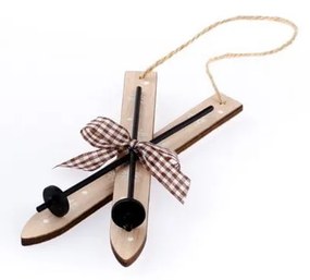 Висяща коледна украса във формата на ски Marcus - Dakls