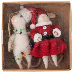 Вълнени коледни украси в комплект от 2 бр. 13 cm Peo – Bloomingville