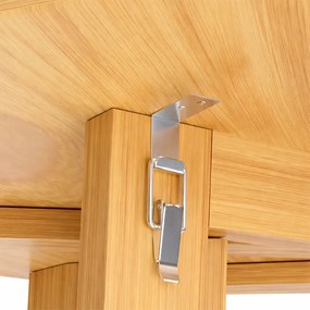 Бар маса от масивна дървесина - сгъваема