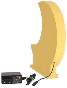 Жълта бебешка лампа Moon - Candellux Lighting