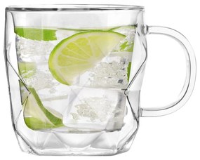 Комплект от 2 чаши с двойна стена , 330 ml Geo - Vialli Design