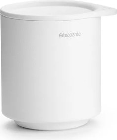 Кутия за аксесоари за баня Brabantia MindSet Mineral 1005687, Противоплъзгаща основа, Минерално покритие, Бял