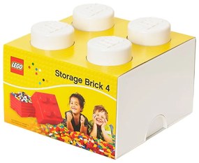 Бяла квадратна кутия за съхранение - LEGO®