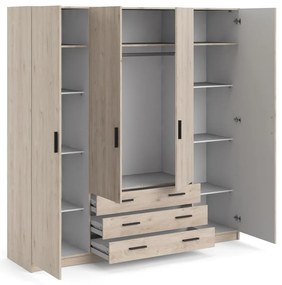 Гардероб от декор от дъб естествен 196x200 cm Sprint – Tvilum