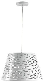 ONLI - Пендел RICKY 1xE27/15W/230V Ø 40 cm бял