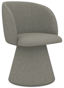 Сив тапициран трапезен стол Maia – Makamii