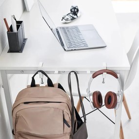 Регулируема стоманена кука в матово бял цвят Tower – YAMAZAKI