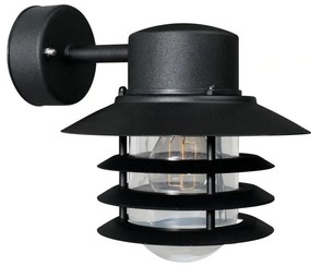 Nordlux - Външно стенно осветително тяло VEJERS 1xE27/60W/230V IP54 черно