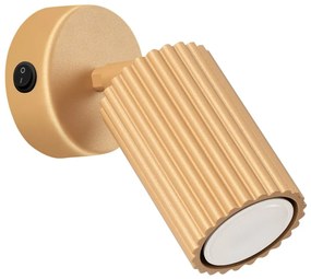 Прожектор в златист цвят 8x16 cm Gleam – Sollux