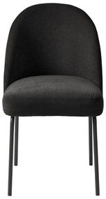 Черен трапезен стол Creston - Unique Furniture