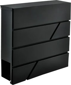 Пощенска кутия - антрацит, голяма, формат а4