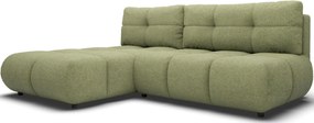 Ъглов Диван Лимо - Маслинен - Ляв