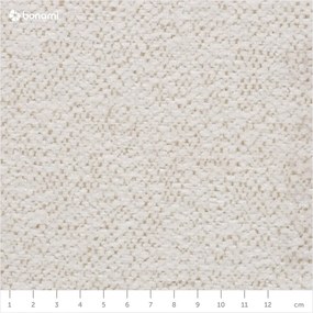 Бял шенилов сгъваем/с място за съхранение ъглов диван (десен ъгъл) Everest – Bobochic Paris