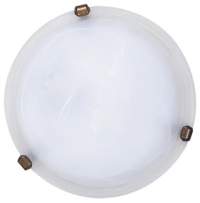 Rabalux 3203 - Таванно осветително тяло ALABASTRO 1xE27/60W/230V с алабастрово стъкло