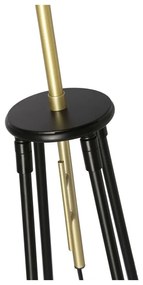 Черна подова лампа (височина 154 см) Tegola - Candellux Lighting