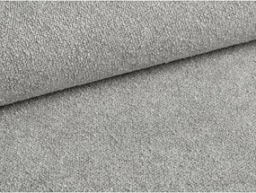 Сиво двойно легло 140x200 cm тапицирано с място за съхранение с включена подматрачна рамка Eric – Micadoni