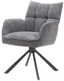 Сиви тапицирани трапезни столове в комплект 2 бр. Marilla – Unique Furniture