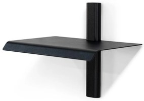 Черен метален стенен рафт 28 cm Hola – Spinder Design