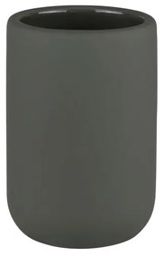 Тъмнозелена керамична чаша за четки за зъби Lotus Play – Mette Ditmer Denmark