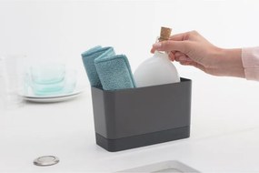 Органайзер за мивка Brabantia SinkSide 1000209, Нехлъзгащ се, Силикон, Тъмносив
