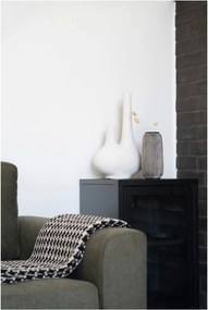 Черно-бяла каменна ваза (височина 20 cm) – House Nordic