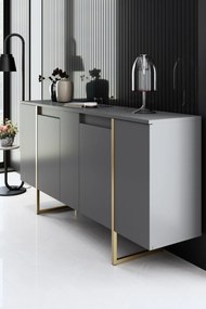 Конзола Luxe, цвят Антрацит Златен