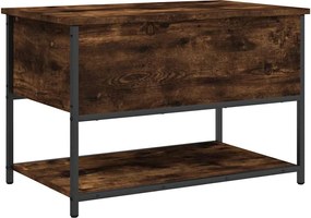 839020 vidaXL Пейка за съхранение, опушен дъб, 70x42,5x47 см, инженерно дърво