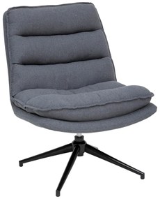 Въртящ се фотьойл atmosphera Harper - Сив