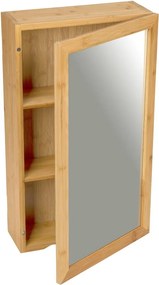 Шкаф за баня от бамбуково дърво с огледало Bambusa - Wenko