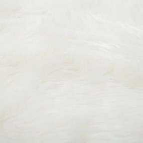 Бял кръгъл килим ø 120 cm Sheepskin - Flair Rugs