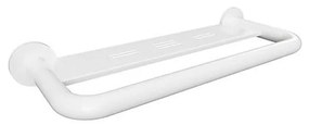 Ръкохватка с рафт 58x8 см, бяла