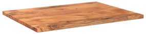370934 vidaXL Плот за маса, 90x70x2,5 см, правоъгълен, акация масив