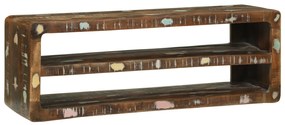 Sonata H ТВ шкаф 100x32x36 см Масивна регенерирана дървесина