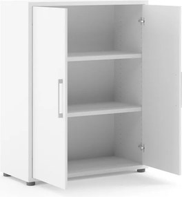 Бяла модулна библиотека 89x113 cm Prima – Tvilum