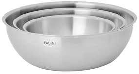 Комплект купи 3 бр. от неръждаема стомана в сребрист цвят ø 25,5 cm Lucca 3.0 – FABINI