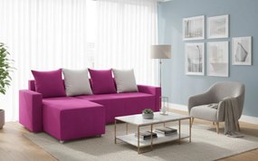 Ъгъл диван Odette-Pink