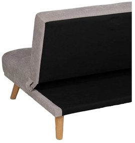 Светлосив шенилов разтегателен диван 178 cm – Ixia