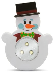 LED Детска нощна лампа LED/3xAAA снежен човек